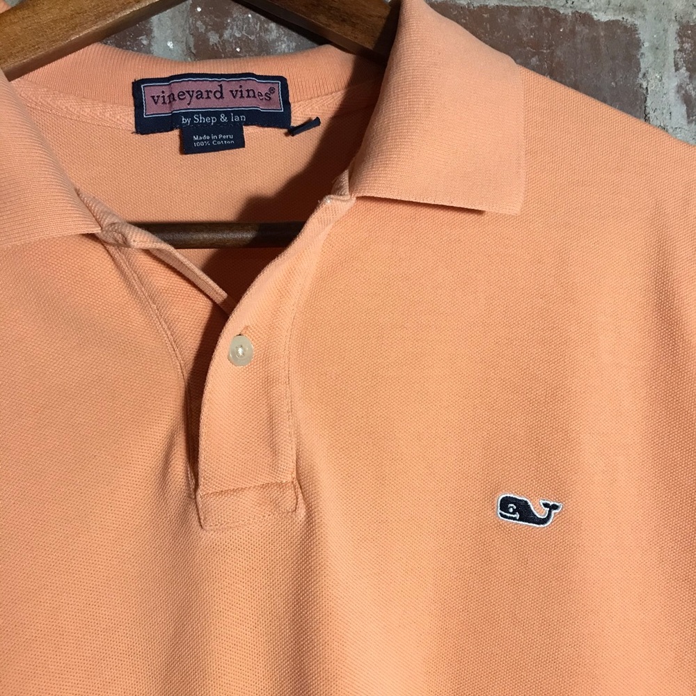 Vineyard Vines Light Orange Polo